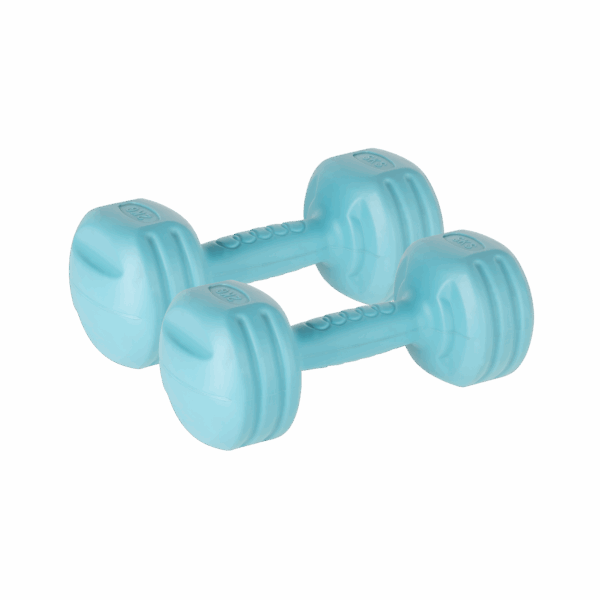Бітумні гантелі Rebel Active 2x2 кг для силових тренувань