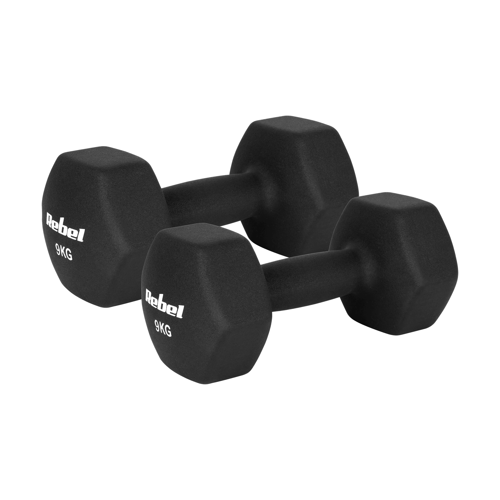 hantelki-zeliwne-neoprenowe-hex-2x9kg-rebel-active-da3b831756da466897d69655f81846fb-590a61e8 Гантелі HEX 2x9 кг Rebel чавунні з неопреновим покриттям для силових тренувань - Зображення 1