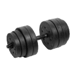 Регульовані бітумні гантелі Rebel Active 1x20 кг зі штангою