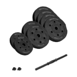 Регульовані бітумні гантелі Rebel Active 1x20 кг зі штангою - Зображення 2