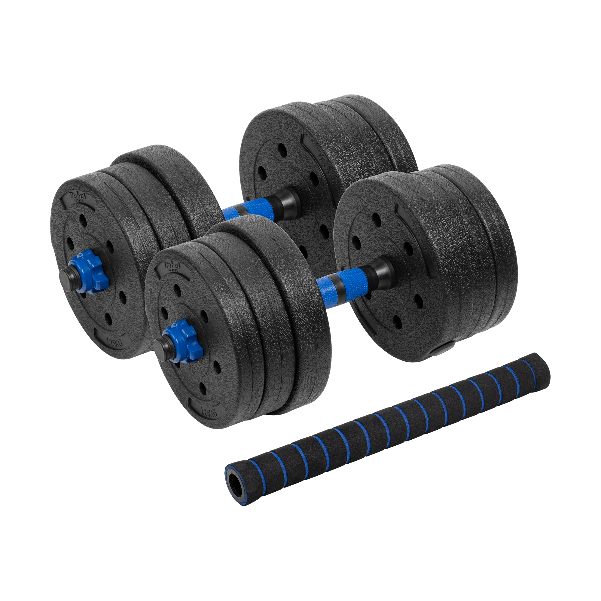 hantle-bitumiczne-regulowane-z-lacznikiem-2x10kg-rebel-active-d6d30c4bd9d145ccb5aaad1671700c8c-86c90be6 Бітумні регульовані гантелі Rebel RBA-2300 ACTIVE 2x10 кг для силових тренувань - Зображення 1