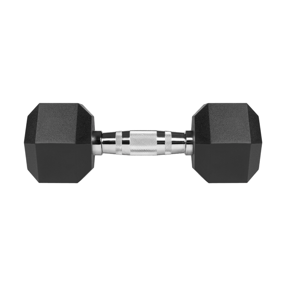 Гантелі Rebel HEX 2x7 кг з гумовим покриттям і чавунною основою - Зображення 4