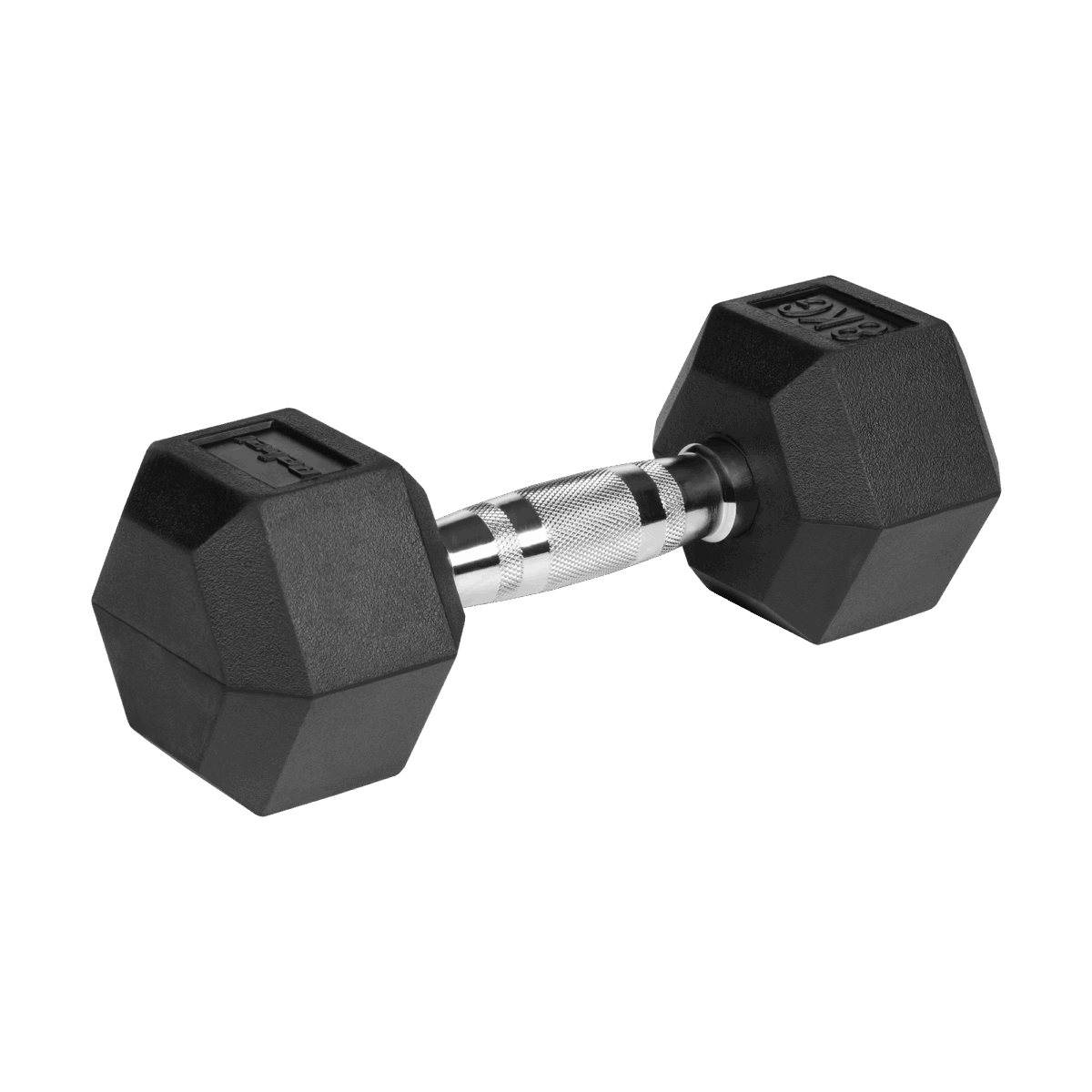 Гантелі Rebel HEX 2x8 кг чавунні з гумовим покриттям для силових тренувань - Зображення 3