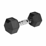 Гантелі Rebel HEX 2x8 кг чавунні з гумовим покриттям для силових тренувань - Зображення 3