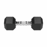 Гантелі HEX Rebel Active 2x9 кг з гумовим покриттям та чавунною основою - Зображення 4