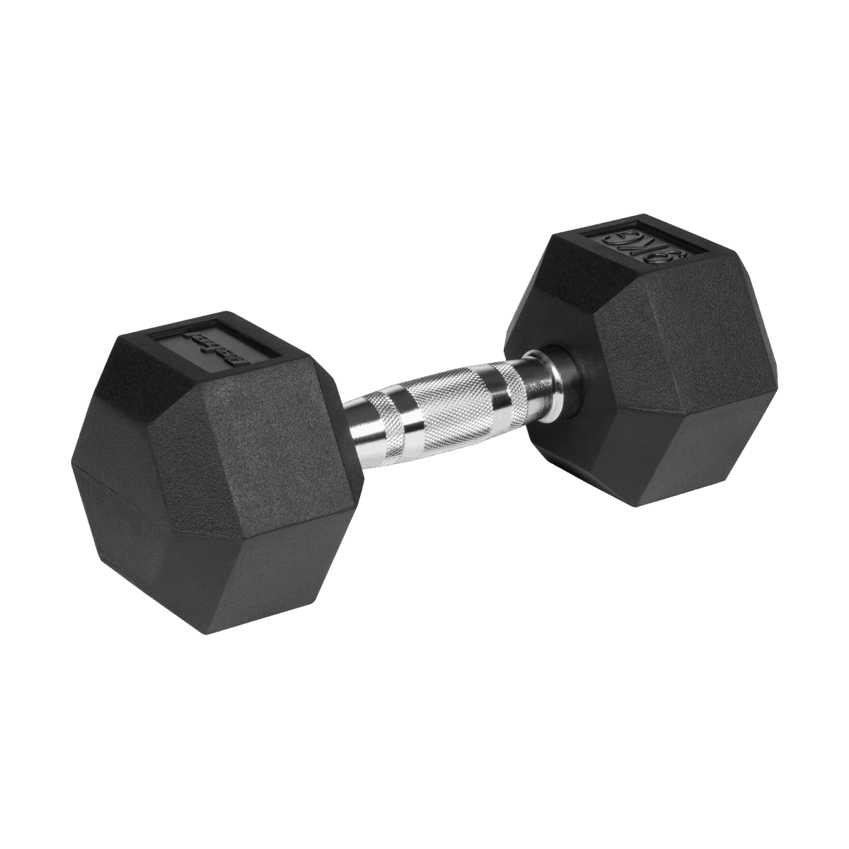 Гантелі HEX Rebel Active 2x9 кг з гумовим покриттям та чавунною основою - Зображення 3
