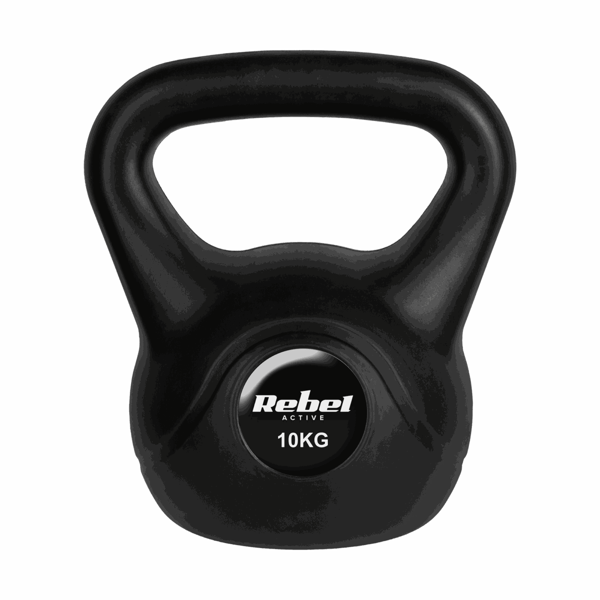 Гиря бітумінозна Rebel Active 10 кг з ергономічною ручкою для силових тренувань - Зображення 2