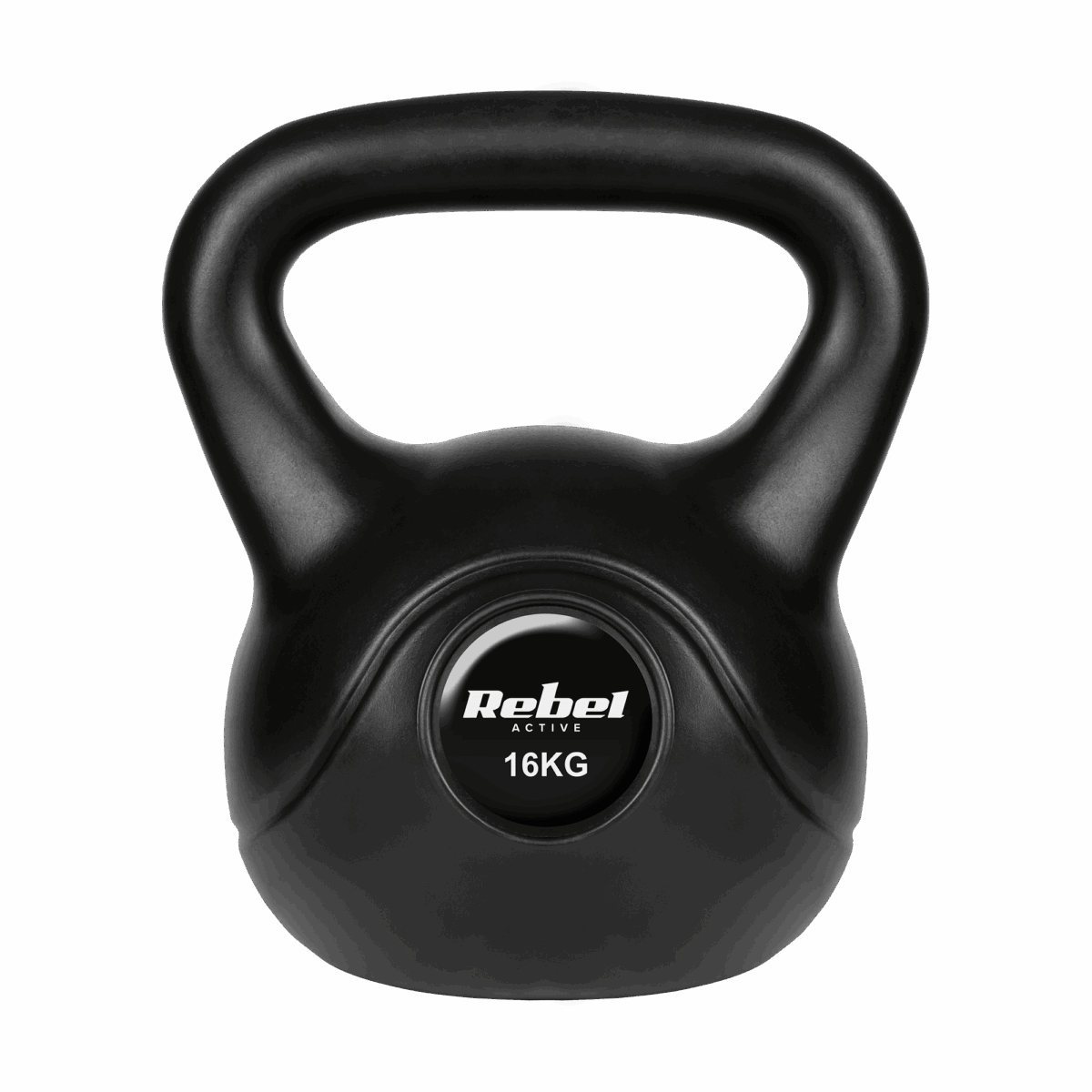 Гиря бітумінозна Rebel RBA-2318 ACTIVE 16 кг з ергономічною ручкою - Зображення 2