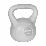 Гіря бітумінозна Rebel ACTIVE 24 кг сірого кольору з ПВХ-покриттям