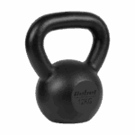 Чавунна гиря Rebel Active 12 кг з ергономічною ручкою і плоским дном