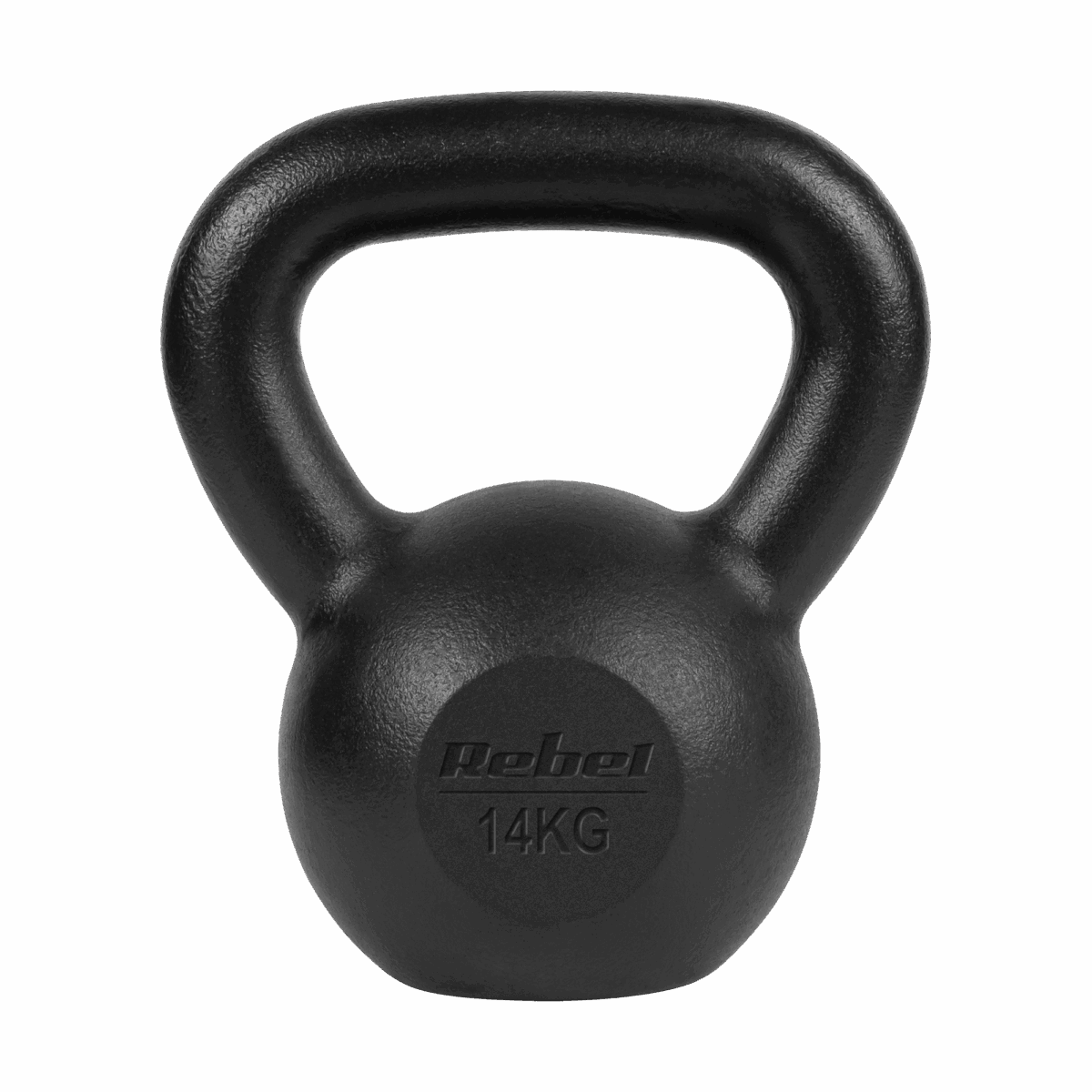 Чавунна гиря Rebel Active 14 кг з ергономічною ручкою для силових тренувань - Зображення 2