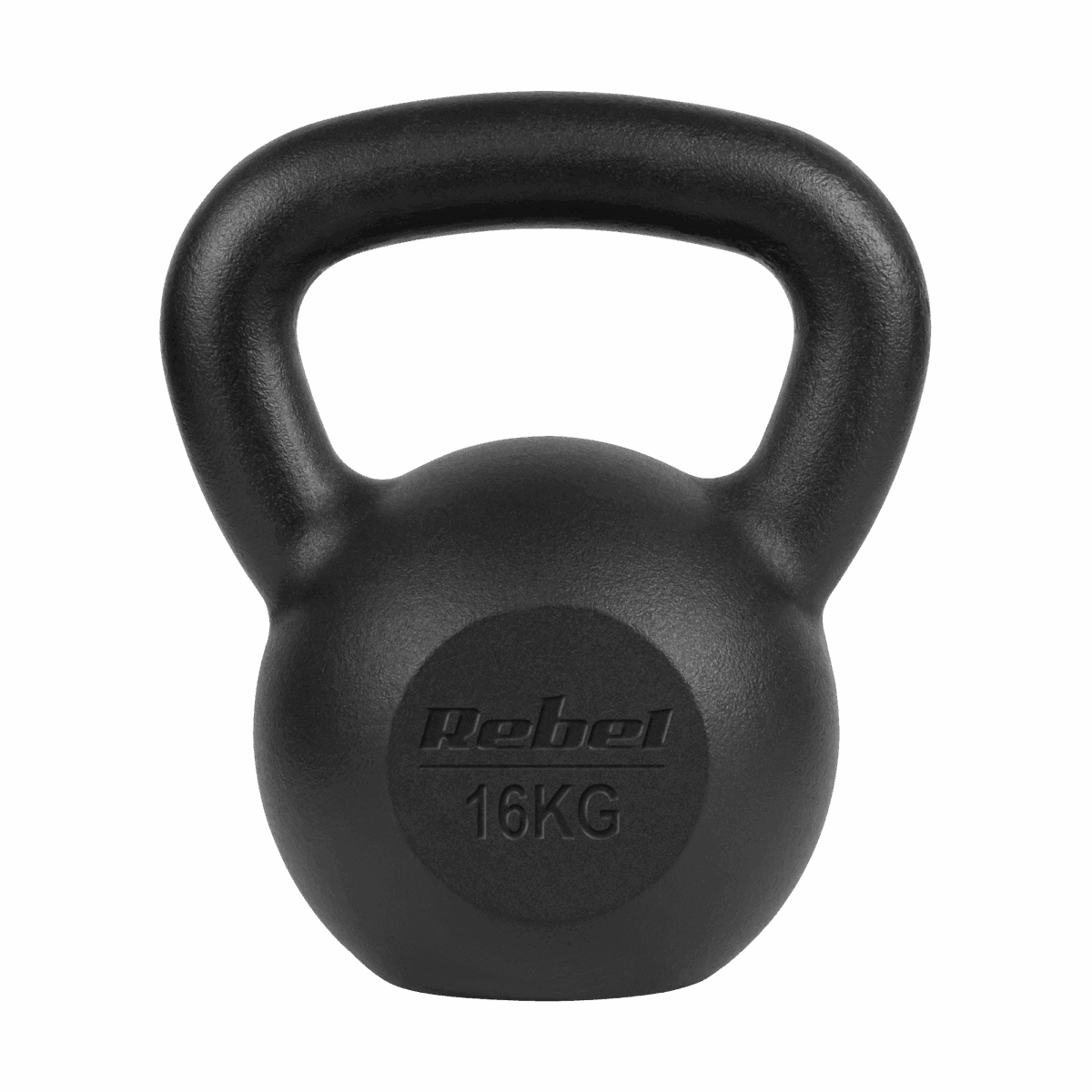 Чавунна гиря Rebel Active 16 кг з ергономічною ручкою для силових тренувань - Зображення 2
