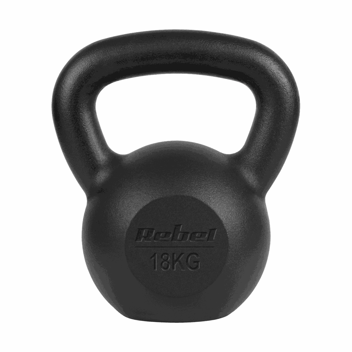 Гиря чавунна Rebel Active 18 кг із ергономічною ручкою та плоским дном - Зображення 2