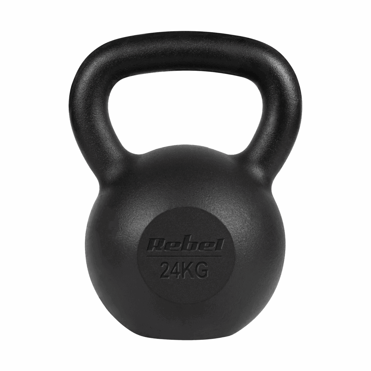 Чавунна гиря Rebel Active 24 кг з ергономічною ручкою та плоским дном - Зображення 2