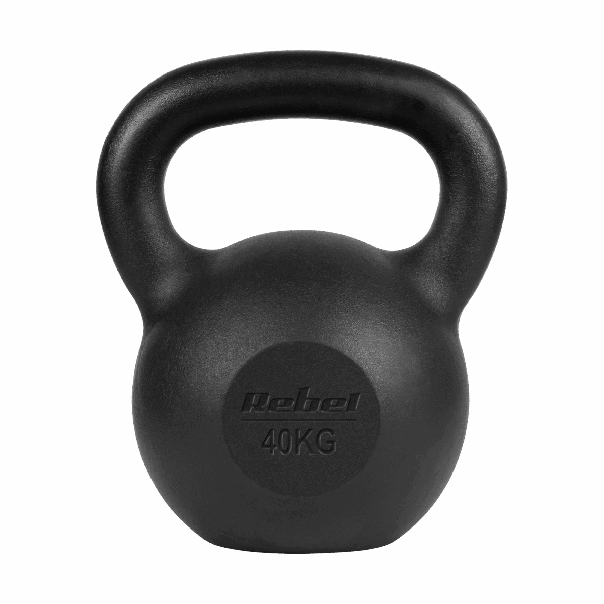 Чавунна гиря Rebel Active 40 кг з ергономічною ручкою для силових тренувань - Зображення 2