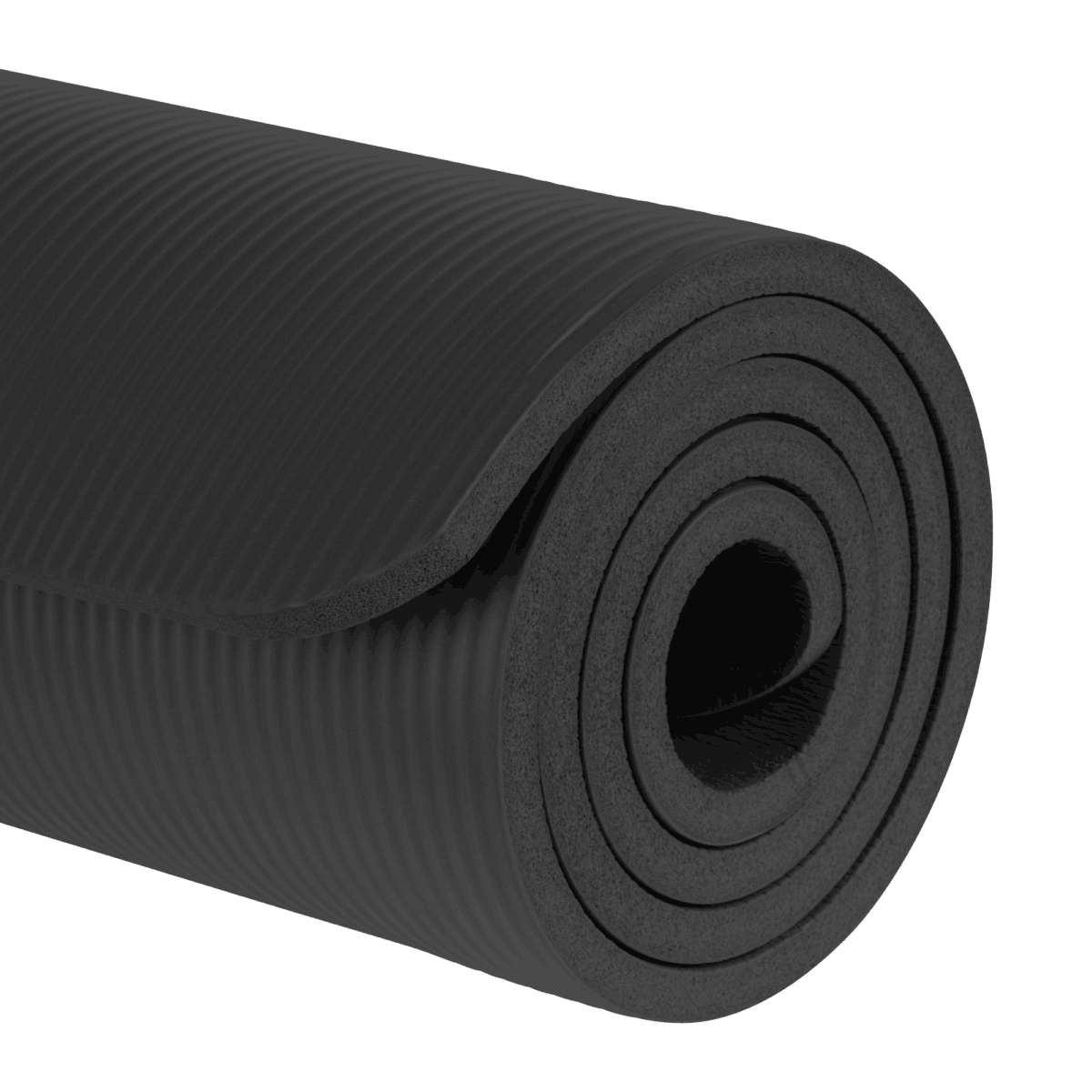 Гімнастичний килимок REBEL ACTIVE RBA-3151-BK 183x61 см чорний - Зображення 4