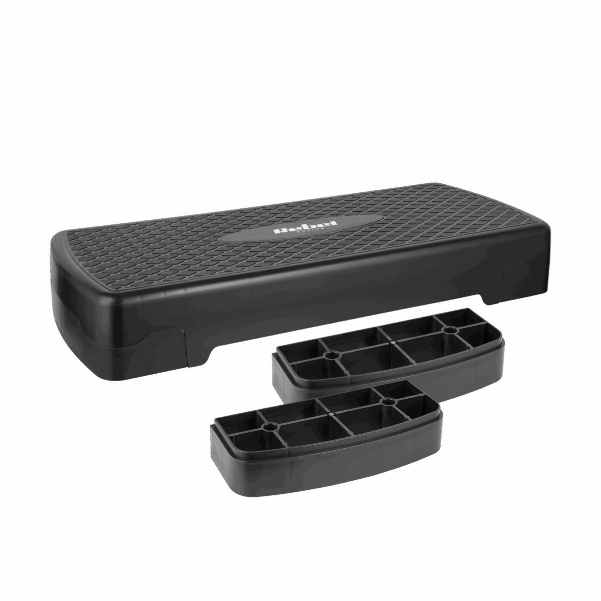 Степ-платформа REBEL ACTIVE RBA-3228-BK 2 рівні, 68 см, чорний - Зображення 3