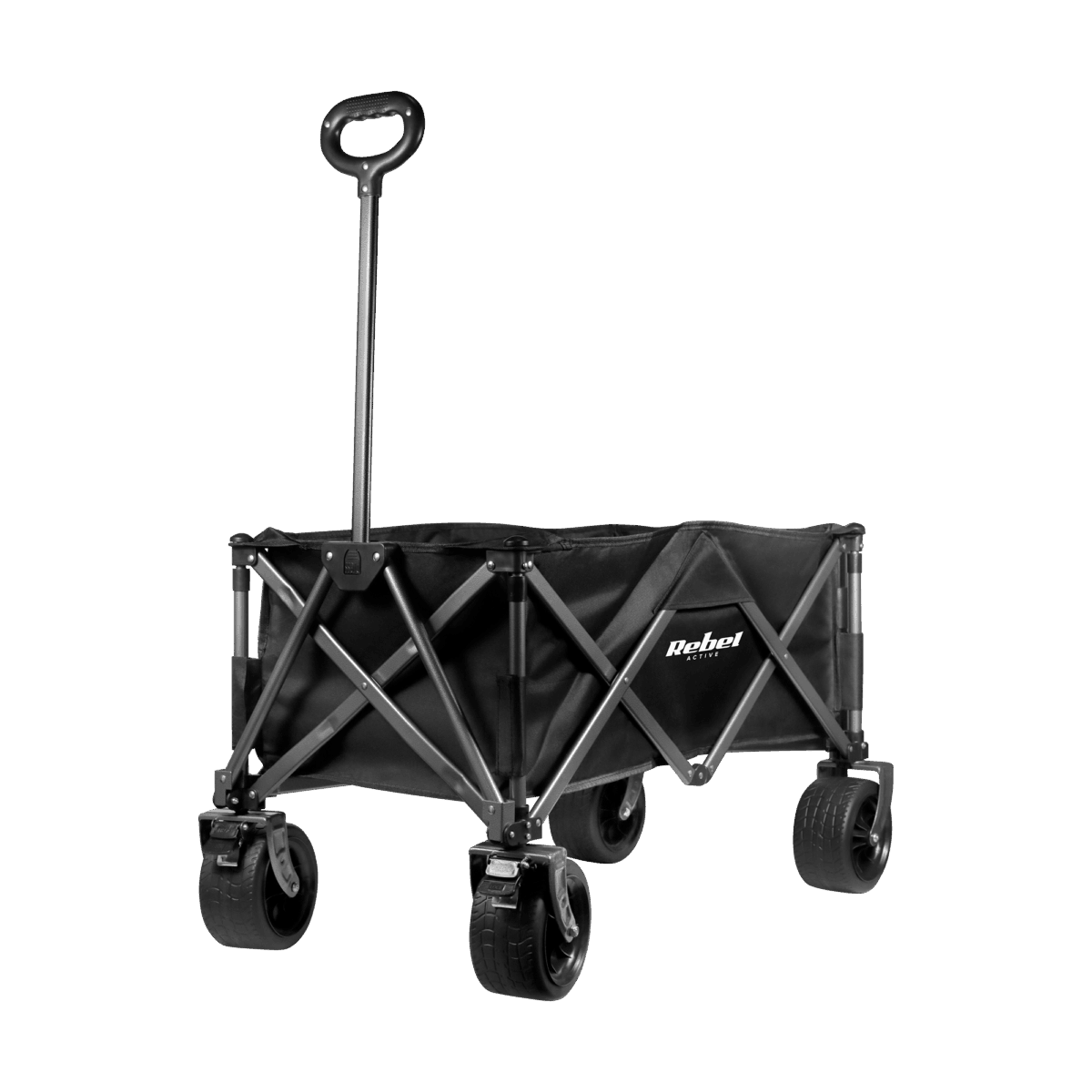 Складаний візок Rebel Active RBA-5503 що складається всередину 150 л, 100 кг - Зображення 4