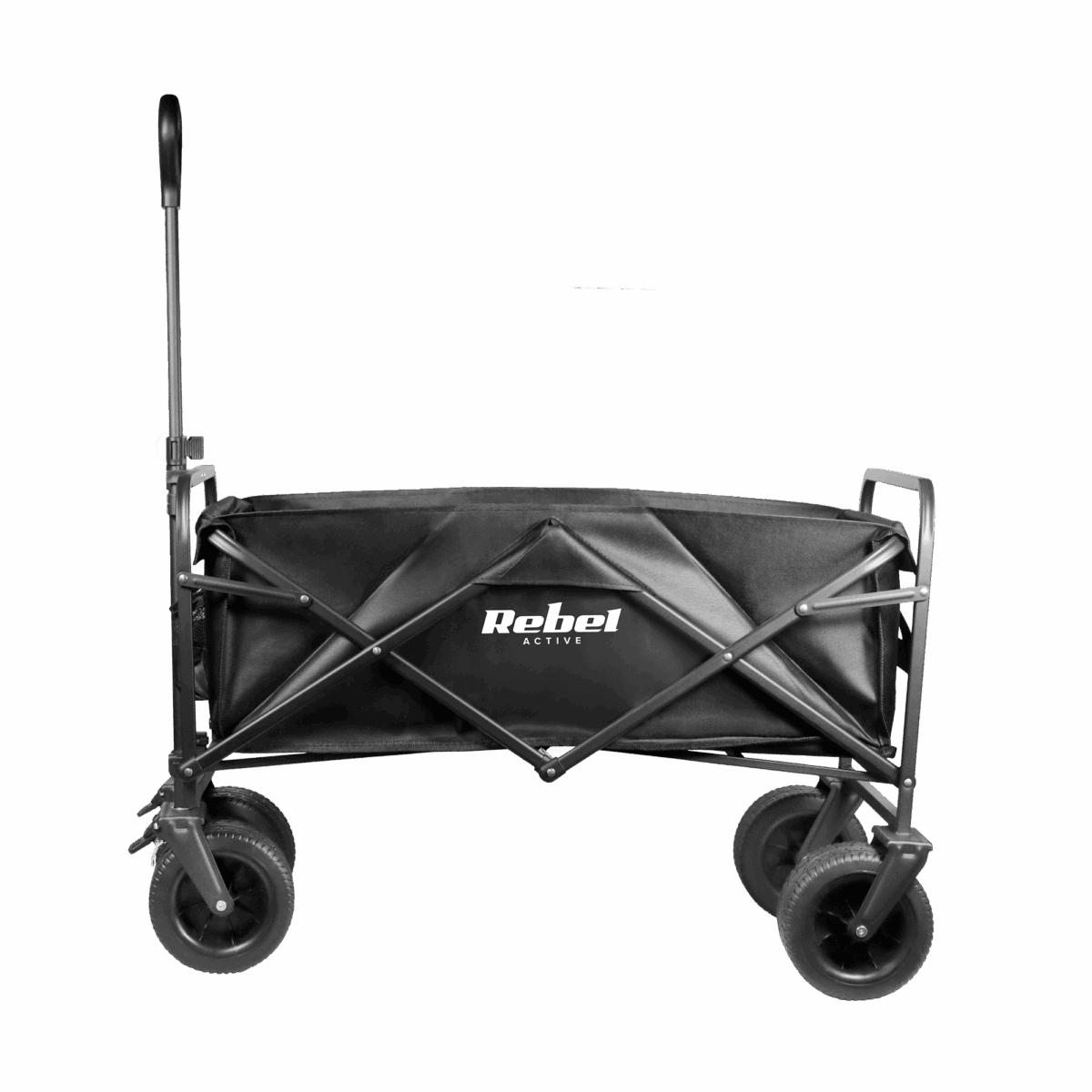 Складаний візок з гальмом Rebel Active RBA-5502 150 л, 100 кг - Зображення 2