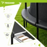 Батут Trizand 366 см з сіткою, драбинкою 150 кг - Зображення 6