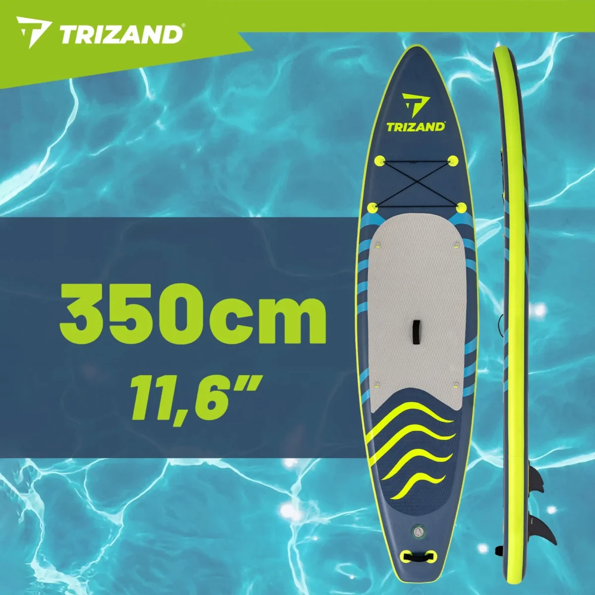 Надувний сапборд Trizand 27785 350 см з аксесуарами - Зображення 3
