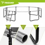 Батут Trizand 366 см з сіткою, драбинкою 150 кг - Зображення 7