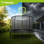 Батут Trizand 366 см з сіткою, драбинкою 150 кг - Зображення 8