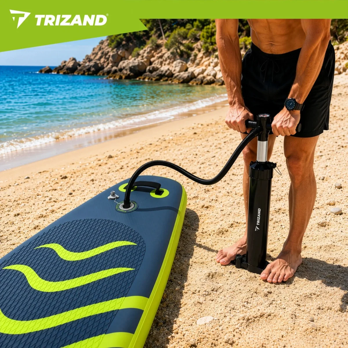 Надувний сапборд Trizand 27785 350 см з аксесуарами - Зображення 5