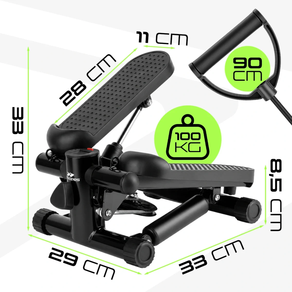 Степпер Scoopes BodyStep 114928 з еспандерами та LCD-дисплеєм - Зображення 3