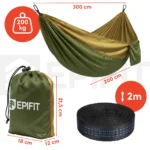 Гамак туристичний EPIFIT CALM300 114261. двомісний.  до 200 кг - Зображення 3