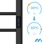 Електричний обігрівач для ванної Maltec BH200W-BL 112043 200 Вт, з LCD-дисплеєм - Зображення 2