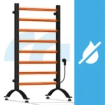 Електричний обігрівач для ванної Maltec BH200W-BL 112043 200 Вт, з LCD-дисплеєм