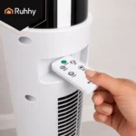 Колонний вентилятор Ruhhy 90 см білий з пультом - Зображення 3