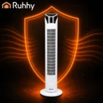 Колонний вентилятор Ruhhy 90 см білий з пультом - Зображення 10