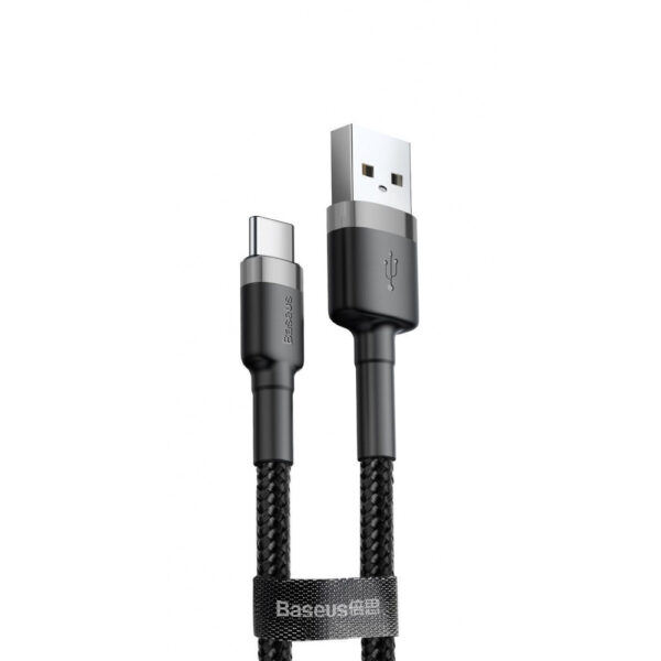 Кабель Baseus Cafule Type-C 3A (1m) black