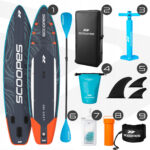 Надувна дошка SUP сапбордингу Scoopes LAGO 350см до 180 кг комплект - Зображення 3