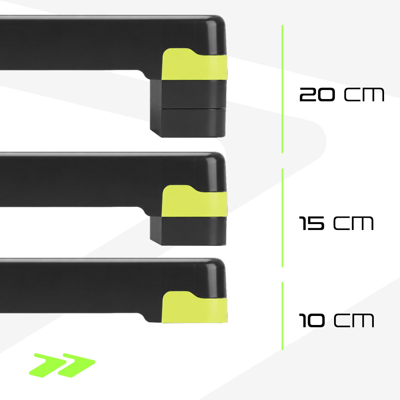 7_o3 Степ-платформа Scoopes BodyStep Basic 3 (115159) регульована, до 120 кг, 3 рівні - Зображення 1
