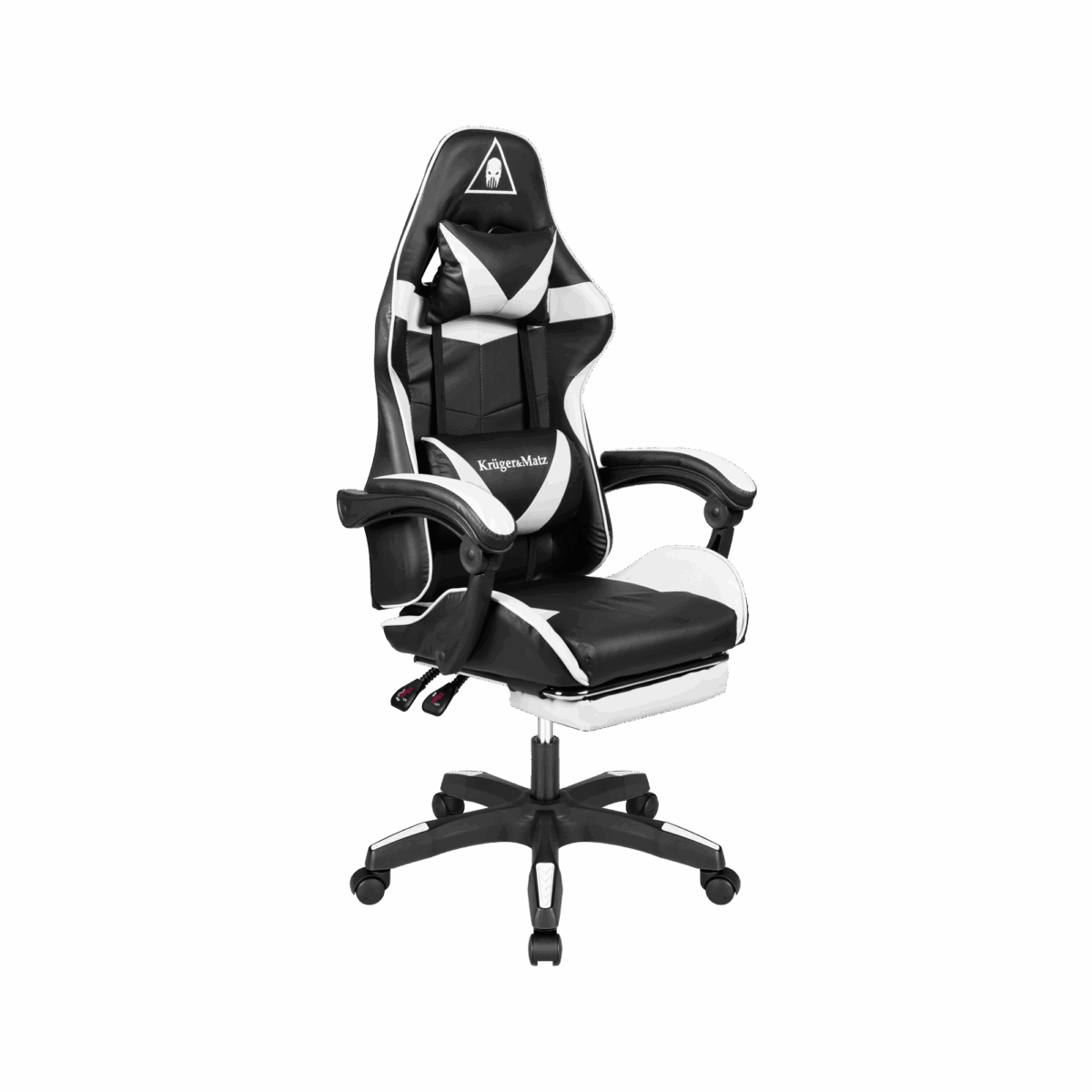 Геймерське Крісло Kruger&amp GX-150 чорно-біле KM0790-BW - Зображення 2
