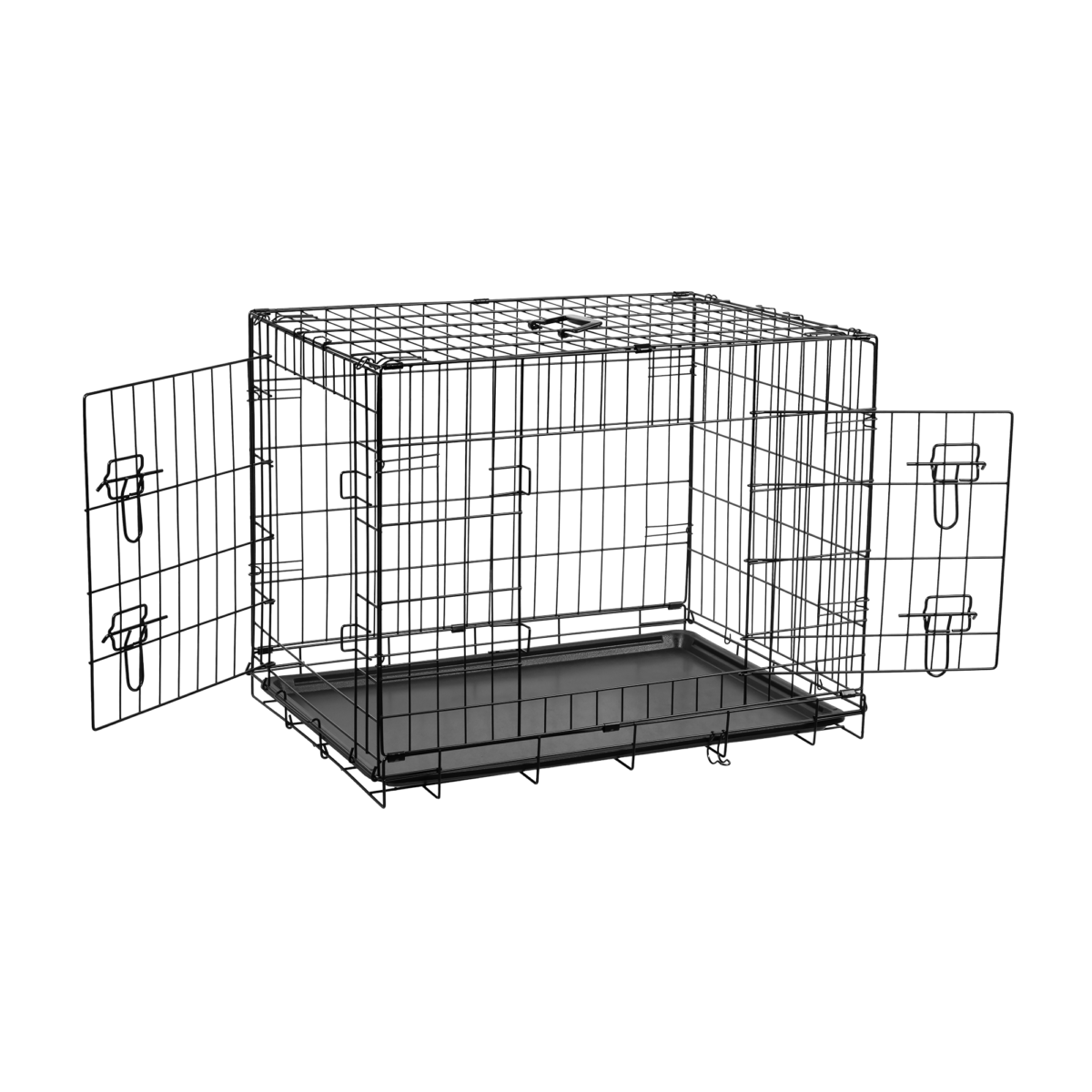 Металева клітка для собак, манеж REBEL RA-1202 ANIMALS, розмір L - Зображення 2