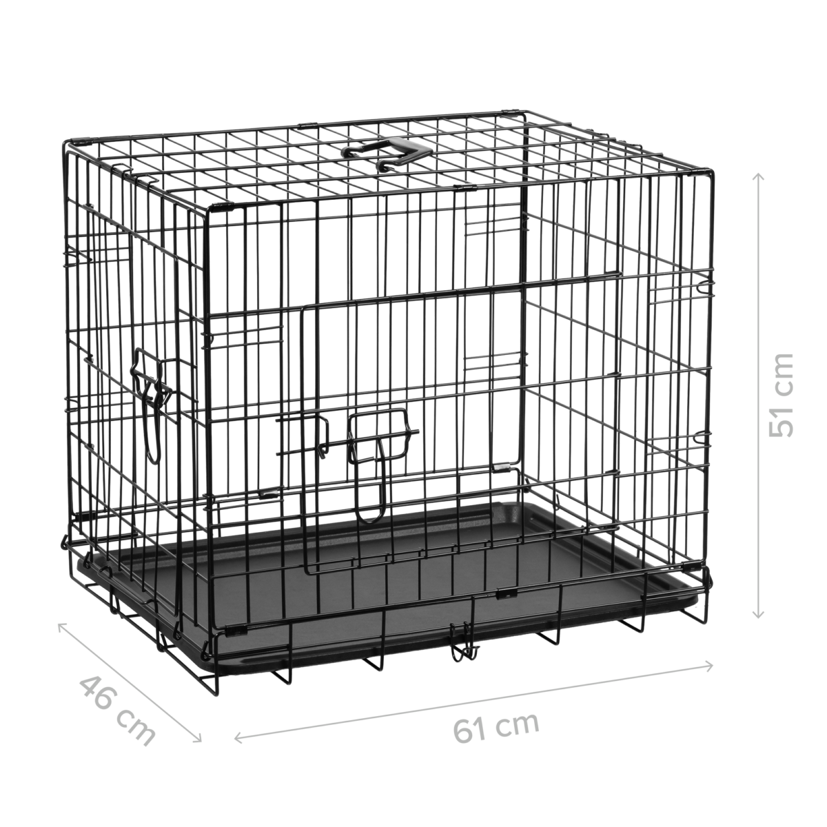 Металева клітка для собак, манеж REBEL RA-1201 ANIMALS, розмір M - Зображення 6