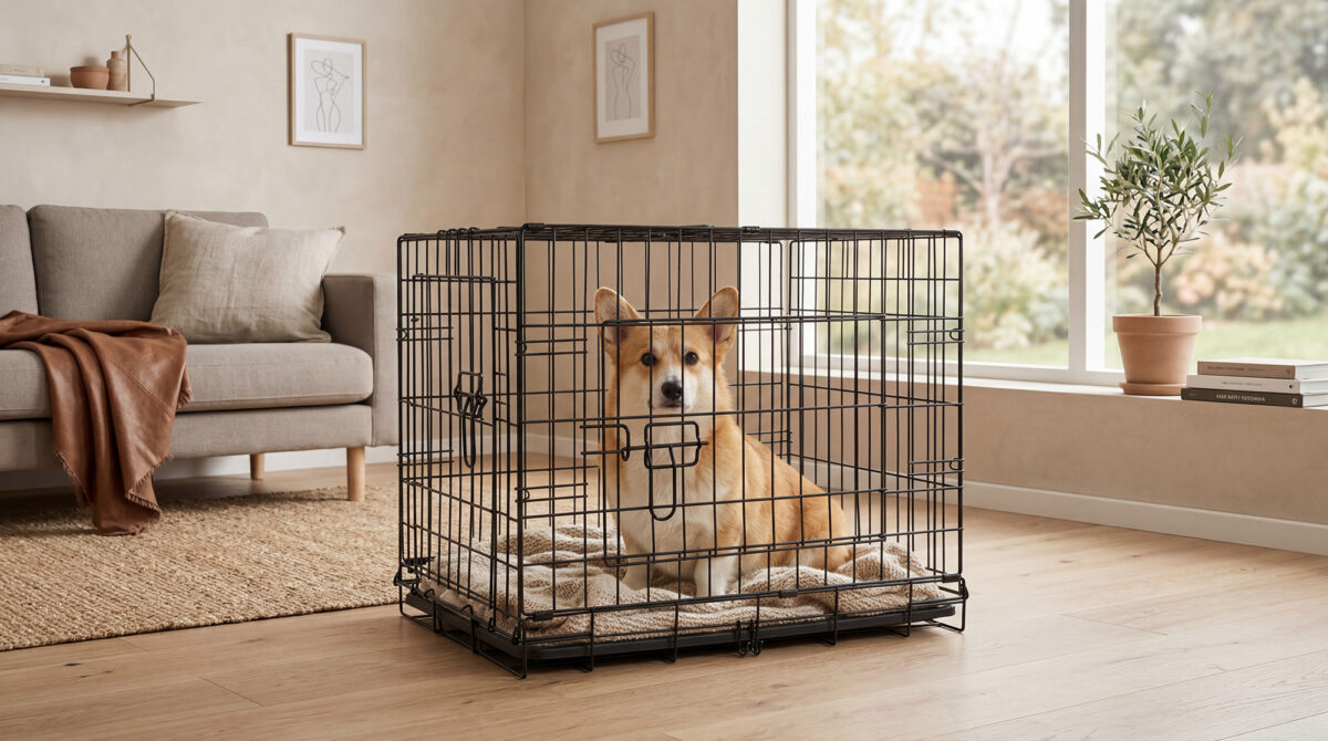 Металева клітка для собак, манеж REBEL RA-1201 ANIMALS, розмір M - Зображення 7
