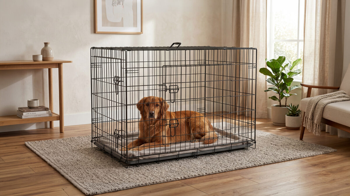 Металева клітка для собак, манеж REBEL RA-1204 ANIMALS, розмір XXL - Зображення 7