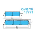 Басейн каркасний Avenli 17771EU із системою фільтрації - Зображення 5