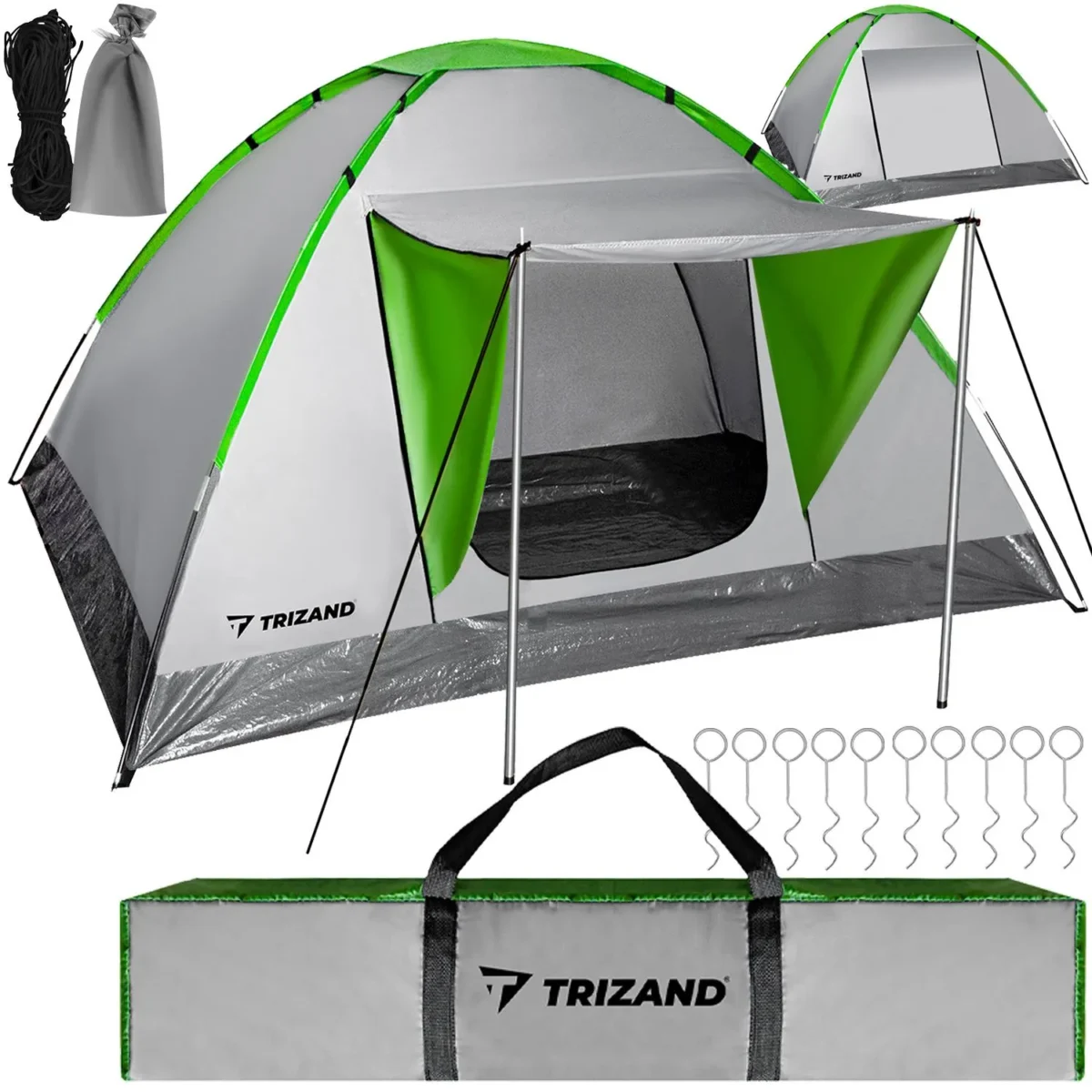 Намет туристичний Trizand Montana 4-місний 200×200 см 5000 мм - Зображення 16