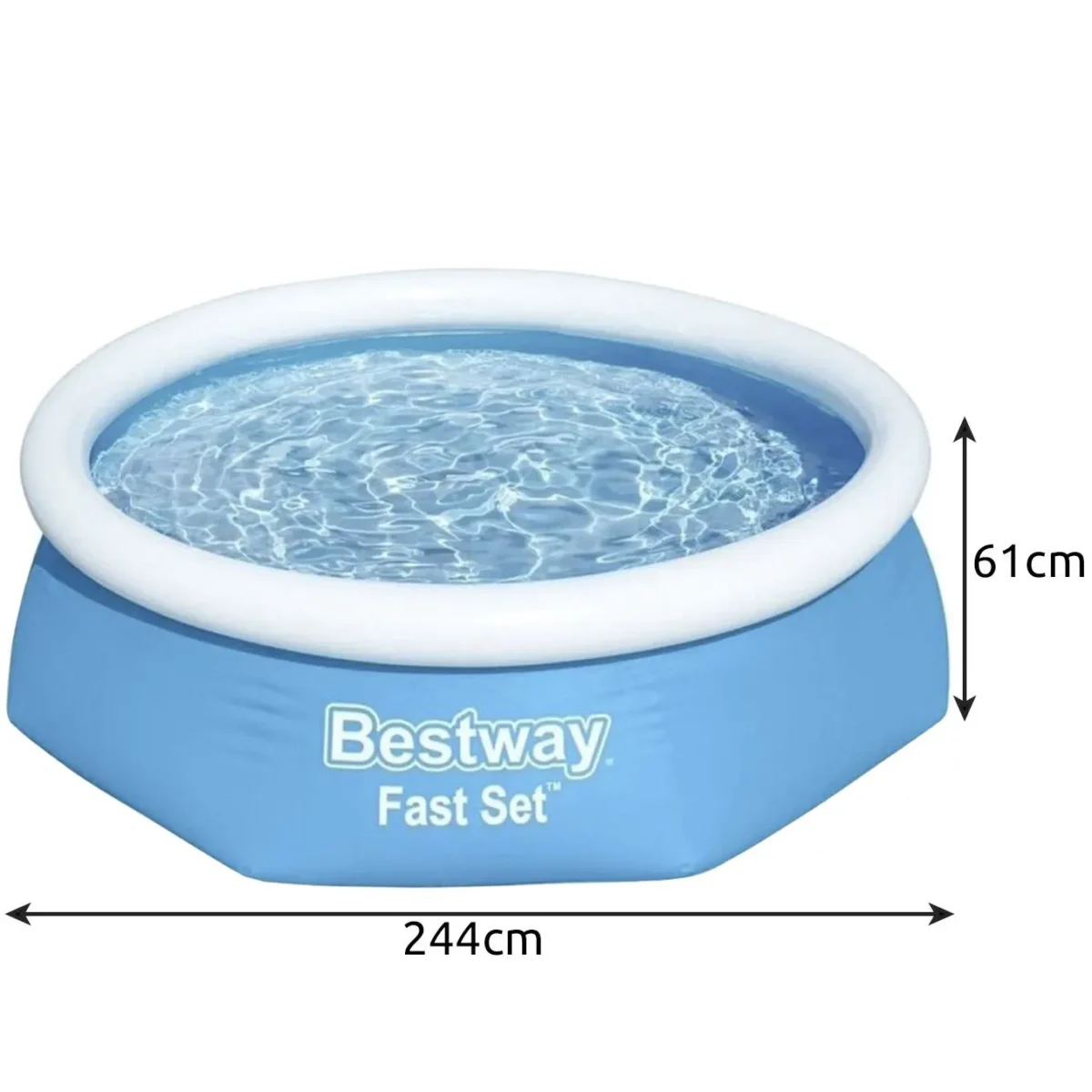 Басейн розпірний BESTWAY 57448 244x61 см 1880 л - Зображення 3