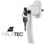 Віконна ручка Malatec 23438 з замком, 13 x 2 см, біла - Зображення 9