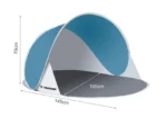 Пляжний намет Maxi 145x100x70 см, UV30, турк 10179 - Зображення 3