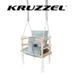 Дитяча гойдалка Kruzzel NEW H18026 сіра, до 25 кг - Зображення 2