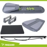 Мультифункціональна дошка для пілатесу Trizand 27190 97x35 см - Зображення 11