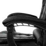 Офісне крісло Malatec 26195 з підніжкою, чорне - Зображення 10